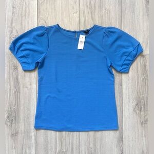 (NWT) Ann Taylor Top with puff sleeves, XS
